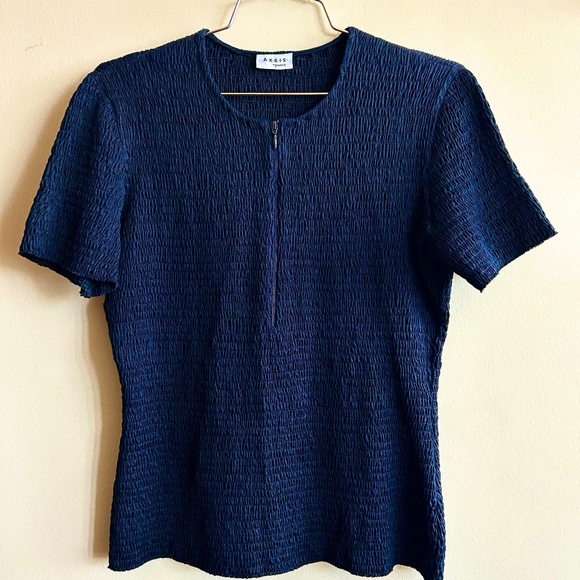 Akris Punto Smocked short sleeve top - Picture 4 of 9